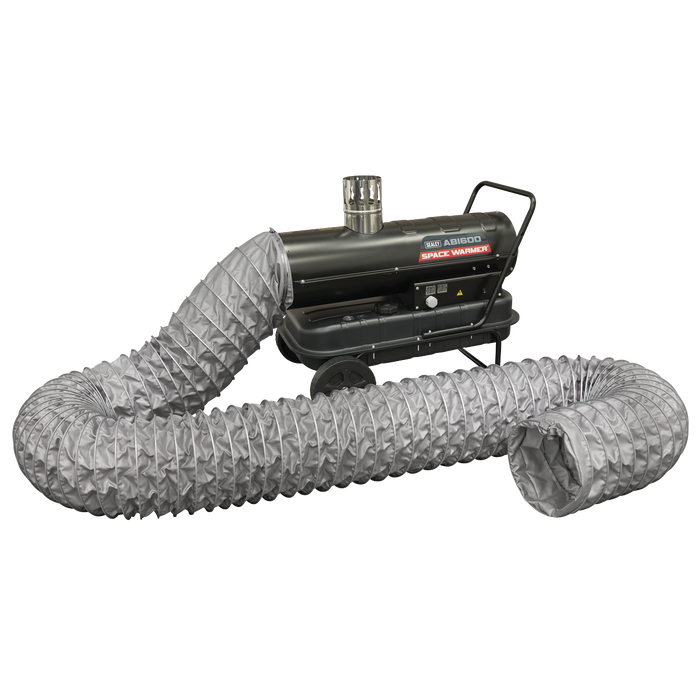 Space Warmer® Indirect Kerosene/Diesel Heater 68,000Btu/hr with 5M Ducting | ABI600COMBO