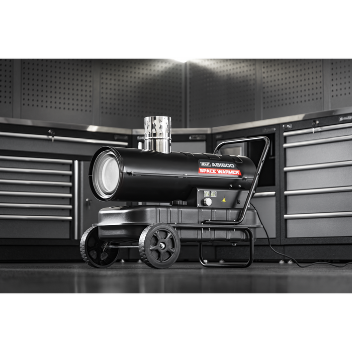 Space Warmer® Indirect Kerosene/Diesel Heater with Wheels 68,000Btu/hr | ABI600