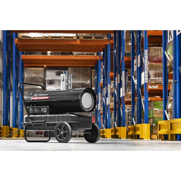 Space Warmer® Indirect Kerosene/Diesel Heater with Wheels 68,000Btu/hr | ABI600