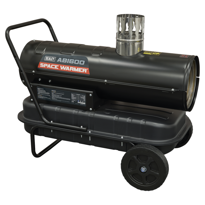 Space Warmer® Indirect Kerosene/Diesel Heater with Wheels 68,000Btu/hr | ABI600