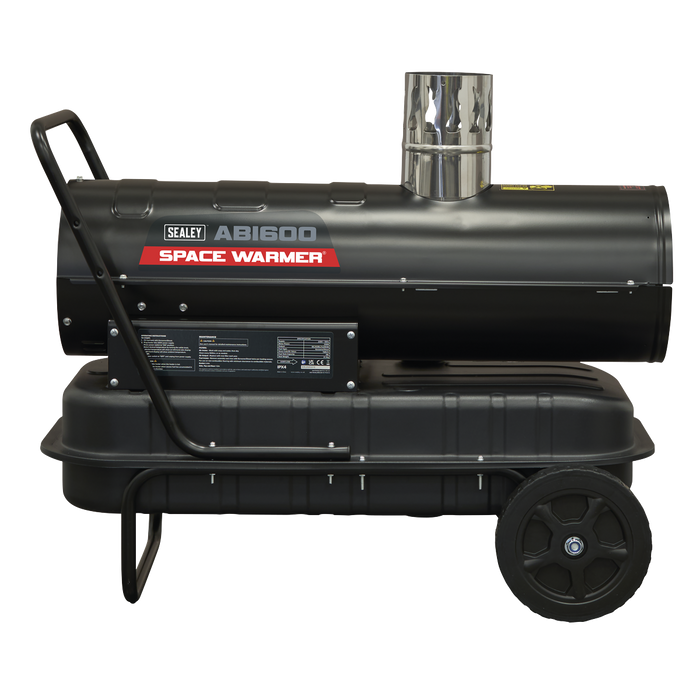 Space Warmer® Indirect Kerosene/Diesel Heater with Wheels 68,000Btu/hr | ABI600