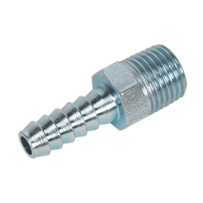 PCL Screwed Tailpiece Male 1/4"BSPT - 1/4" Hose - Pack of 5 | AC08