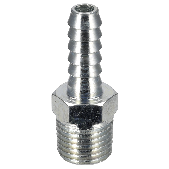 PCL Screwed Tailpiece Male 1/4"BSPT - 1/4" Hose - Pack of 5 | AC08