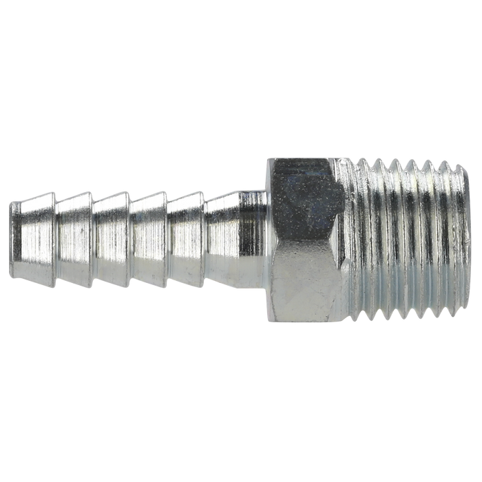 PCL Screwed Tailpiece Male 1/4"BSPT - 1/4" Hose - Pack of 5 | AC08