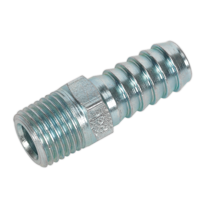 PCL Screwed Tailpiece Male 1/4"BSPT - 3/8" Hose - Pack of 5 | AC09