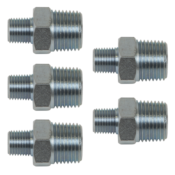 PCL Reducing Union 1/2"BSPT to 1/4"BSPT - Pack of 5 | AC101