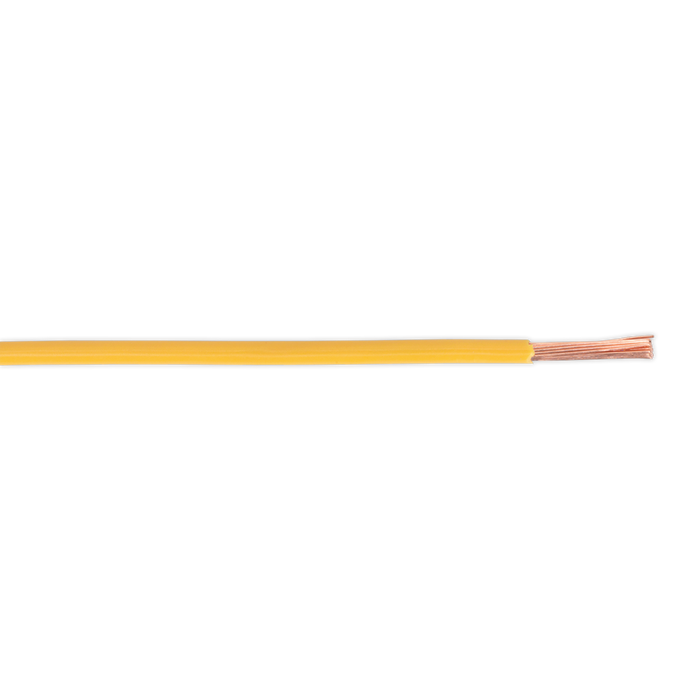 Thin Wall Automotive Cable Single 2mm² 28/0.30mm 50m - Yellow | AC2830YE