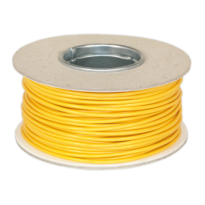 Thin Wall Automotive Cable Single 2mm² 28/0.30mm 50m - Yellow | AC2830YE