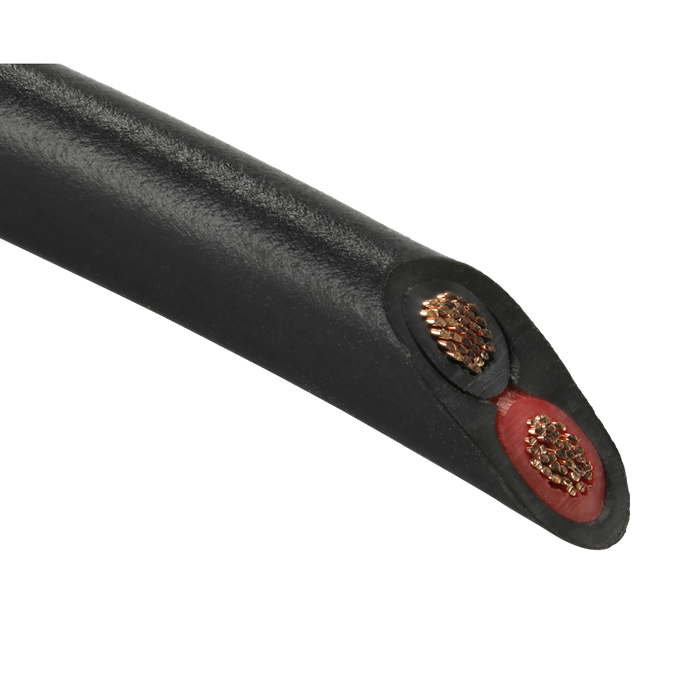 Thin Wall Flat Automotive Cable Twin 2 x 1mm² 32/0.20mm 30m - Black | AC3220TWTN