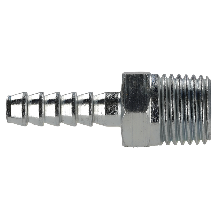 PCL Screwed Tailpiece Male 1/4"BSPT - 3/16" Hose - Pack of 5 | AC38