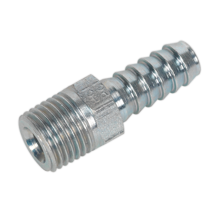 PCL Screwed Tailpiece Male 1/4"BSPT - 5/16" Hose - Pack of 5 | AC39