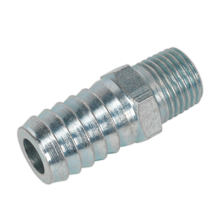 PCL Screwed Tailpiece Male 1/4"BSPT - 1/2" Hose - Pack of 5 | AC40