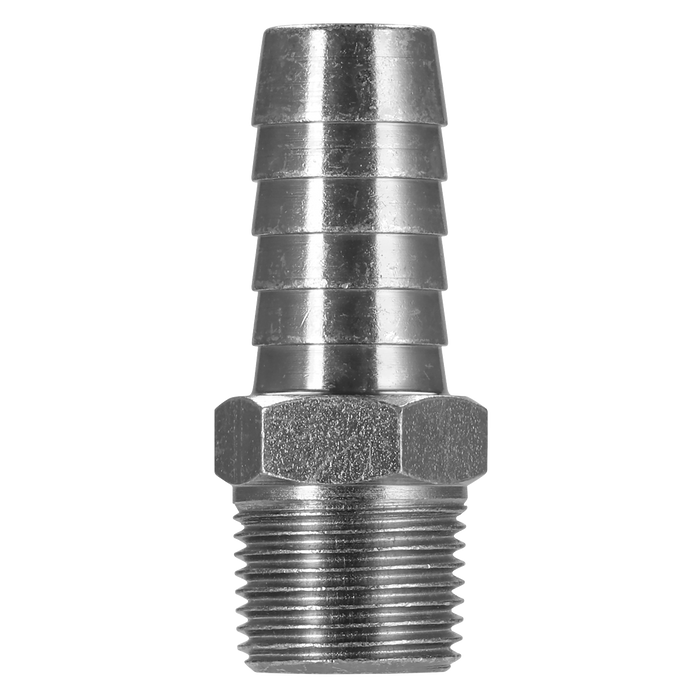 PCL Screwed Tailpiece Male 3/8"BSPT - 1/2" Hose - Pack of 5 | AC42
