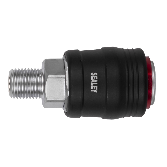 High Flow Coupling Body Male 1/4"BSPT | ACH01