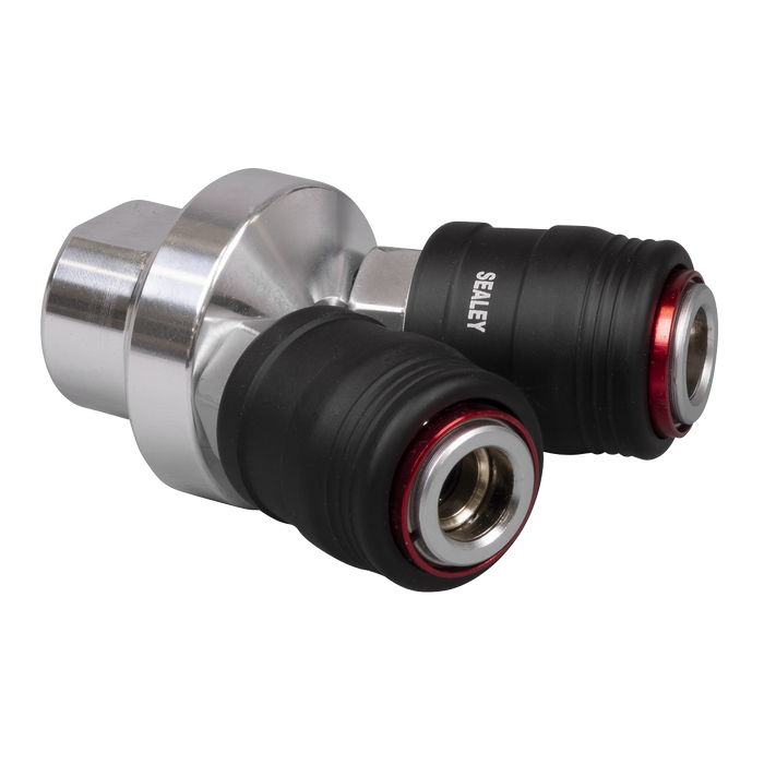 High Flow Twin Coupling Body Female Thread 1/4"BSPT | ACH55