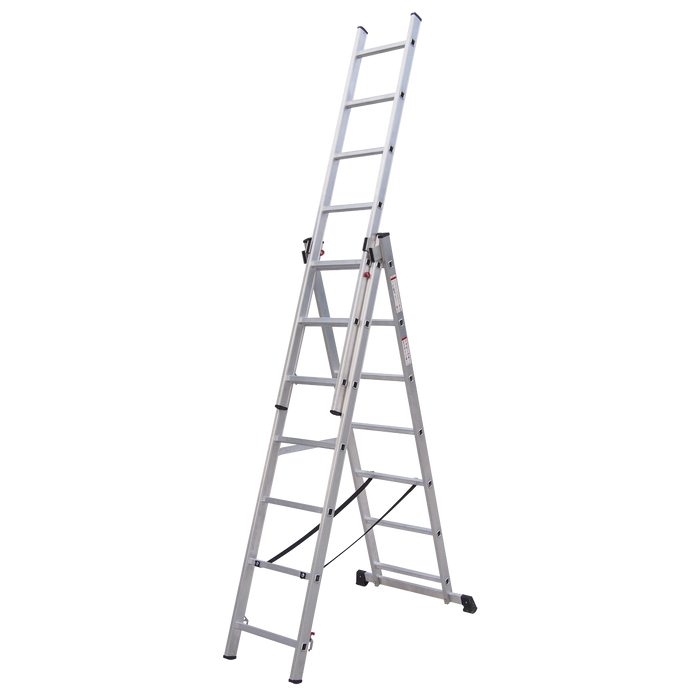 Extension Combination Ladder 3 x 7 Aluminium - EN 131 | ACL307