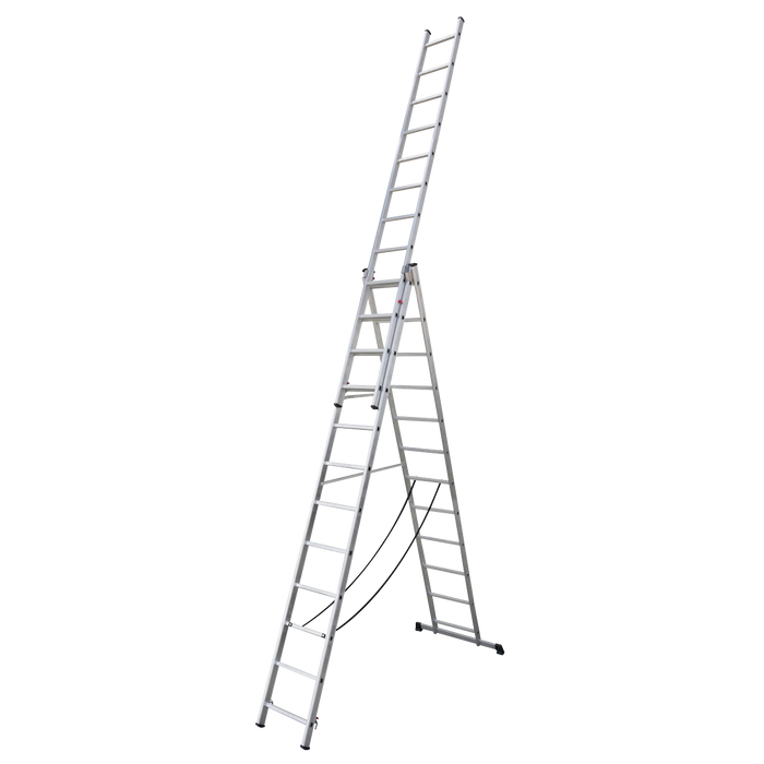 Extension Combination Ladder 3 x 12 Aluminium - EN 131 | ACL312
