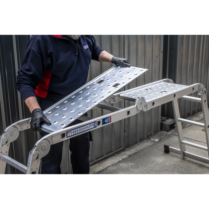 4-Way Aluminium Folding Platform Ladder - EN 131 | AFPL1