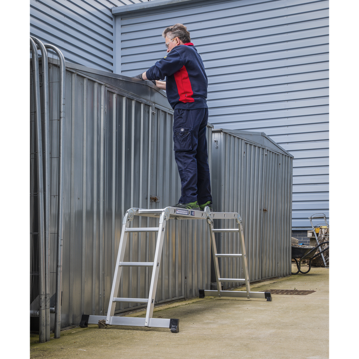 4-Way Aluminium Folding Platform Ladder - EN 131 | AFPL1