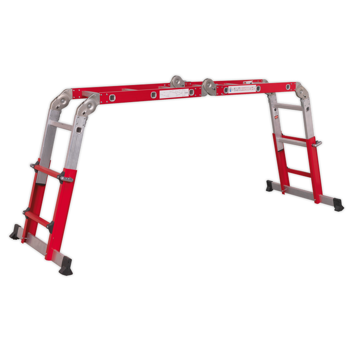 Aluminium 4-Way Multipurpose Adjustable-Height Ladder - EN 131 | AFPL2