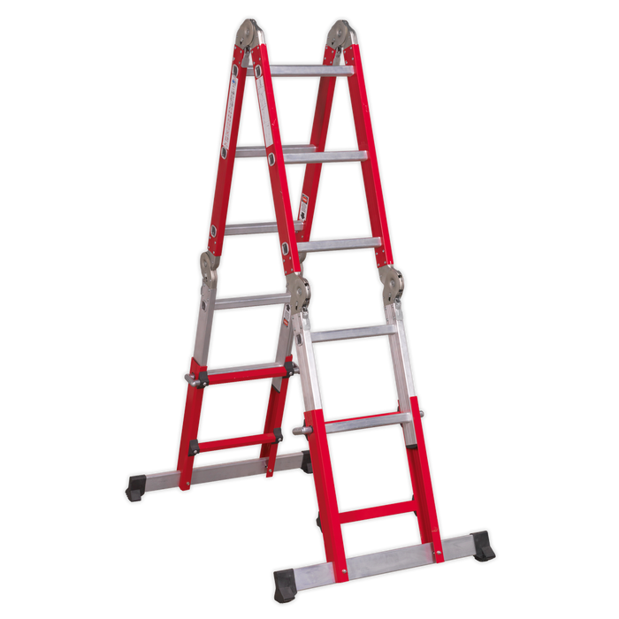 Aluminium 4-Way Multipurpose Adjustable-Height Ladder - EN 131 | AFPL2