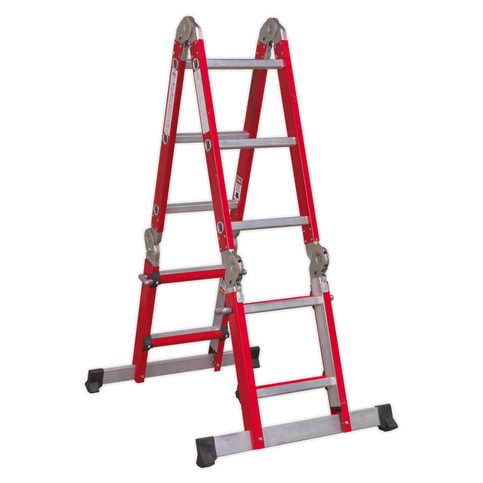 Aluminium 4-Way Multipurpose Adjustable-Height Ladder - EN 131 | AFPL2