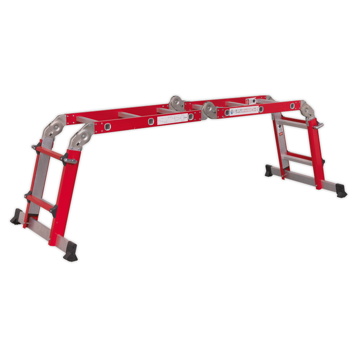 Aluminium 4-Way Multipurpose Adjustable-Height Ladder - EN 131 | AFPL2