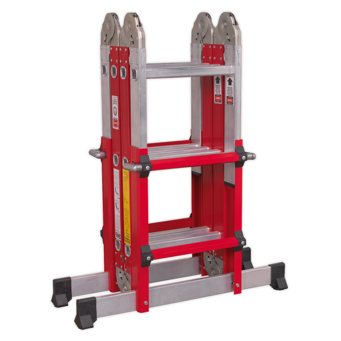 Aluminium 4-Way Multipurpose Adjustable-Height Ladder - EN 131 | AFPL2
