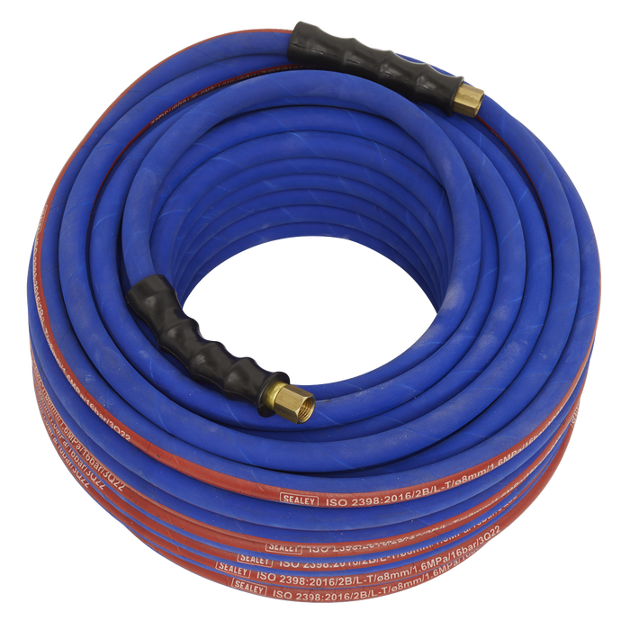 Extra-Heavy-Duty Air Hose with 1/4"BSP Unions 30m x 8mm | AH30R