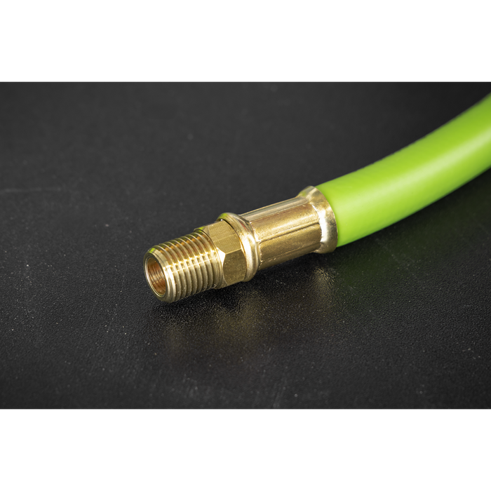 High-Visibility Hybrid Air Hose with 1/4"BSP Unions 10m x 8mm | AHH10