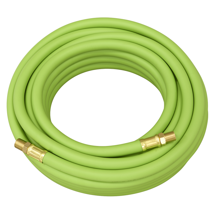 High-Visibility Hybrid Air Hose with 1/4"BSP Unions 10m x 8mm | AHH10