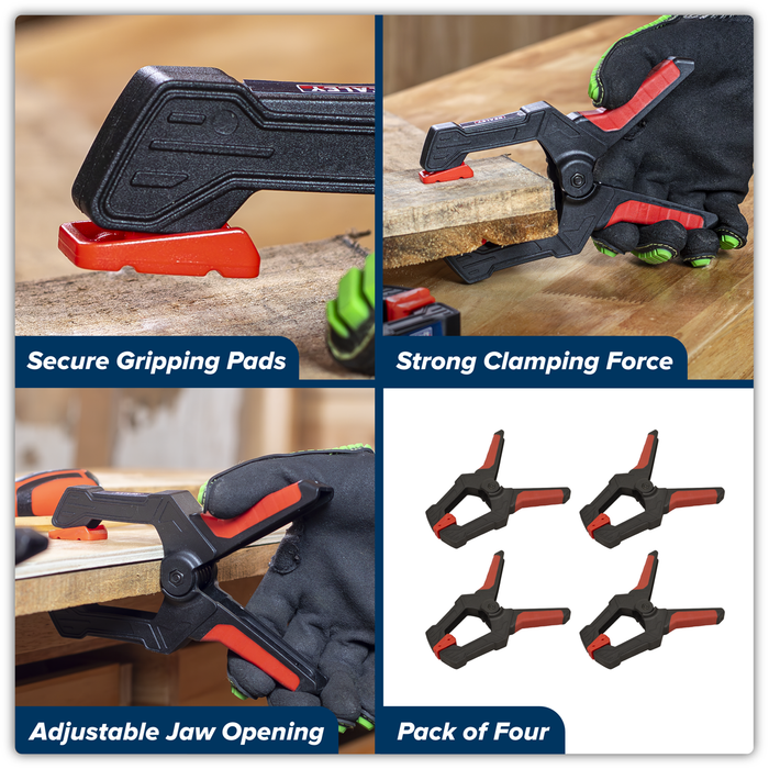 Spring Clamp Set 80mm 4pc | AK064