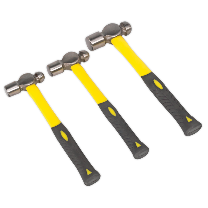 Premier Ball Pein Hammer Set with Fibreglass Shafts 3pc | AK2031
