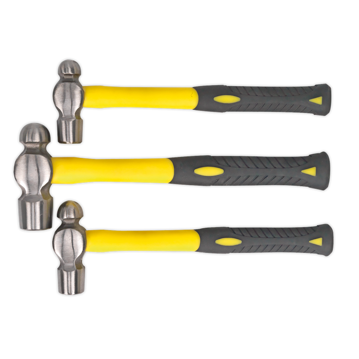 Premier Ball Pein Hammer Set with Fibreglass Shafts 3pc | AK2031