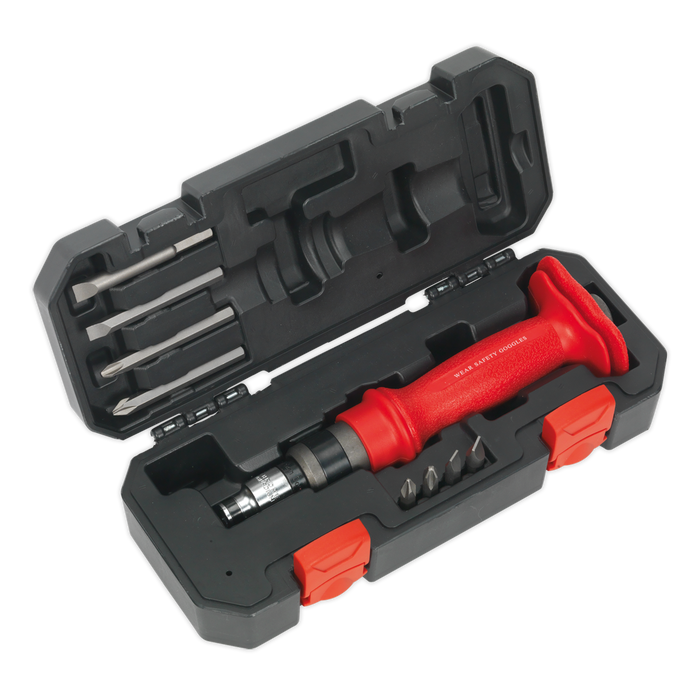 Premier Heavy-Duty Impact Driver Set with Protection Grip 10pc | AK2084