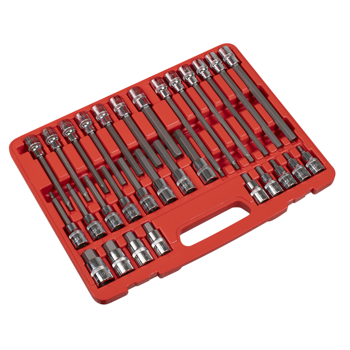 Hex Socket Bit Set 30pc 1/2"Sq Drive | AK2196