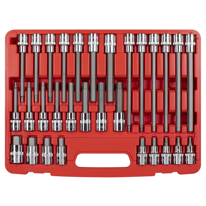 Hex Socket Bit Set 30pc 1/2"Sq Drive | AK2196