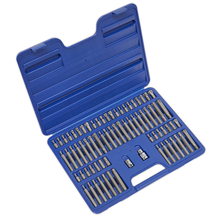 Premier TRX-Star*/Security TRX-Star*/Hex/Ribe/Spline Bit Set 3/8" & 1/2"Sq Drive 74pc | AK21974
