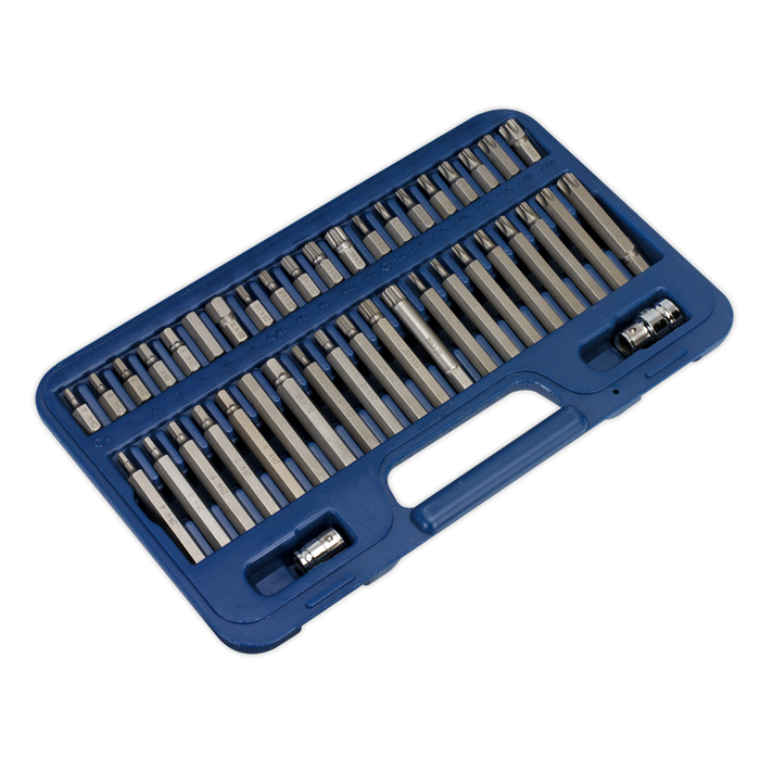 Premier TRX-Star*/Hex/Spline Bit Set 3/8" & 1/2"Sq Drive 42pc | AK219