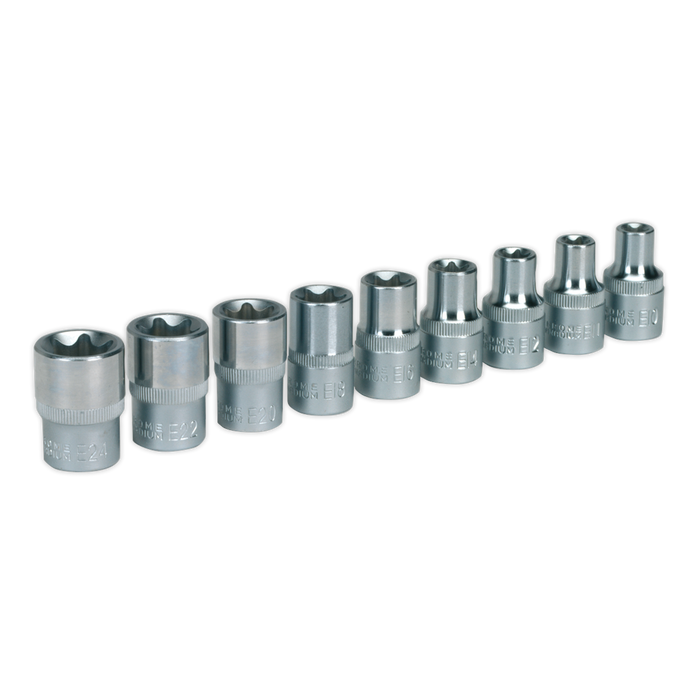 Premier TRX-Star* Female Socket Set 1/2"Sq Drive 9pc | AK230