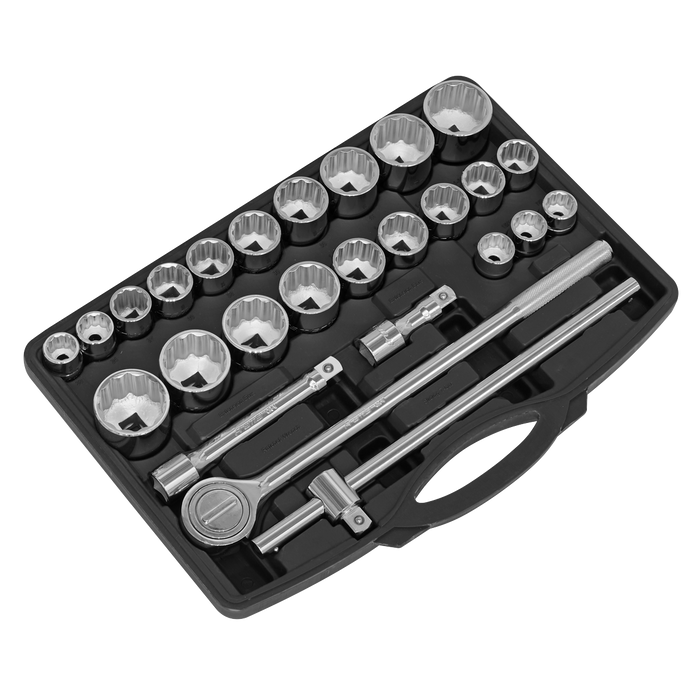 Premier Metric/Imperial Socket Set 3/4"Sq Drive 12-Point 26pc | AK2582