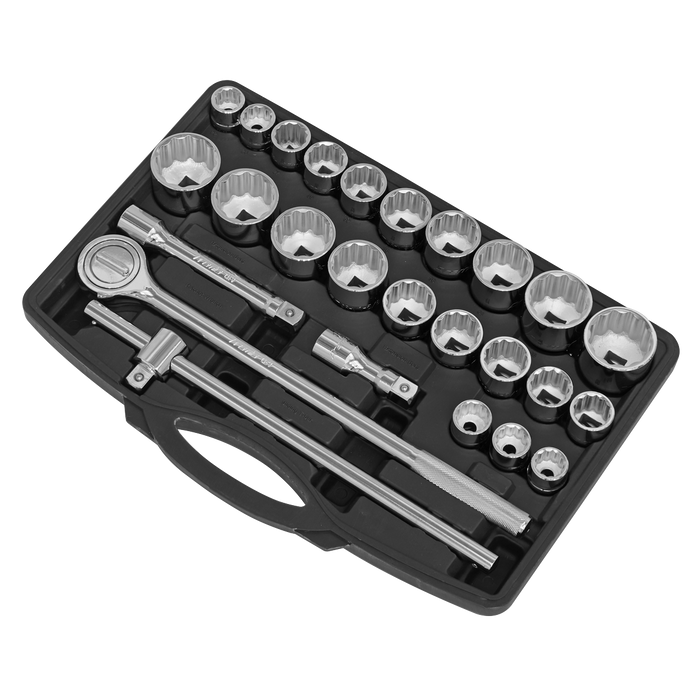 Premier Metric/Imperial Socket Set 3/4"Sq Drive 12-Point 26pc | AK2582