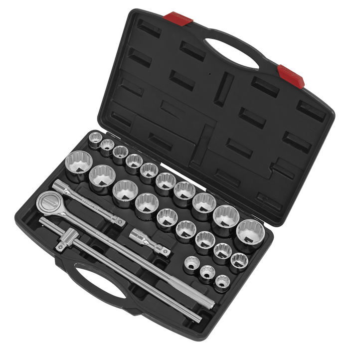 Premier Metric/Imperial Socket Set 3/4"Sq Drive 12-Point 26pc | AK2582
