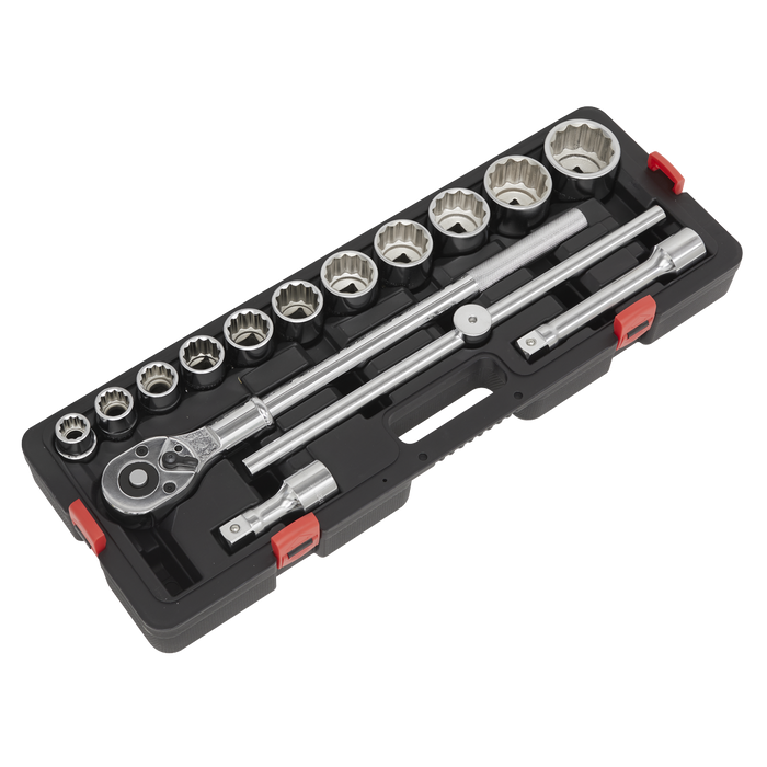 Premier Socket Set 3/4"Sq Drive 12-point 15pc | AK2583