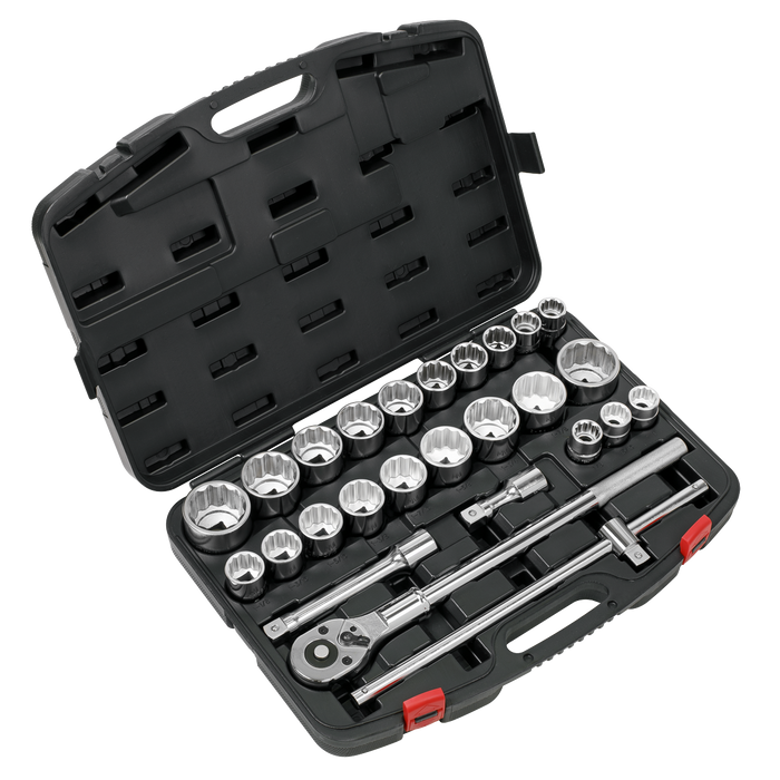 Premier Metric/Imperial Socket Set 3/4"Sq Drive 12-point 26pc | AK2584