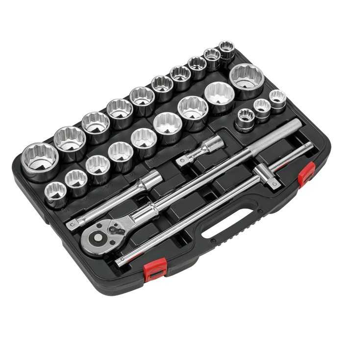 Premier Metric/Imperial Socket Set 3/4"Sq Drive 12-point 26pc | AK2584