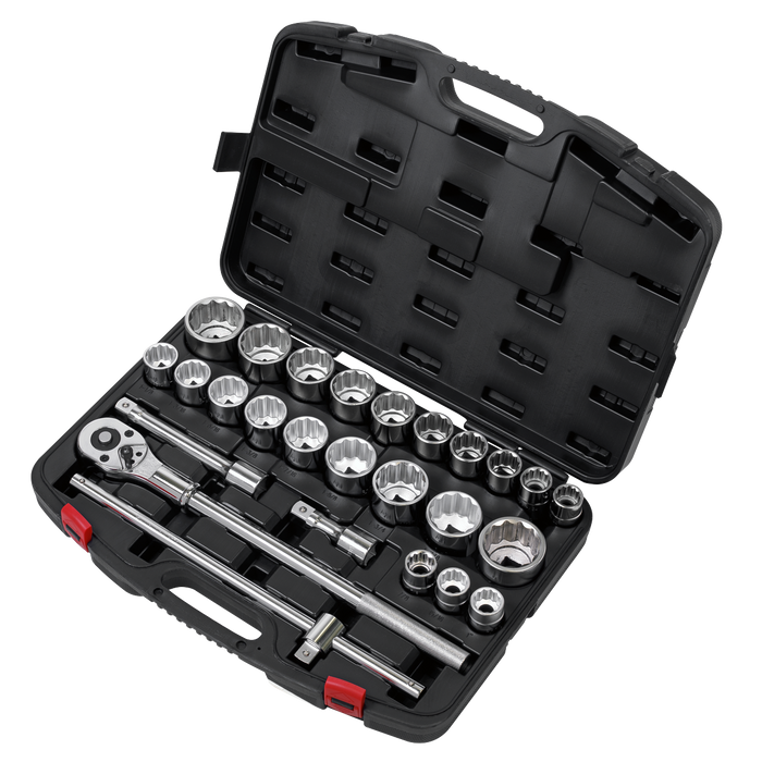 Premier Metric/Imperial Socket Set 3/4"Sq Drive 12-point 26pc | AK2584
