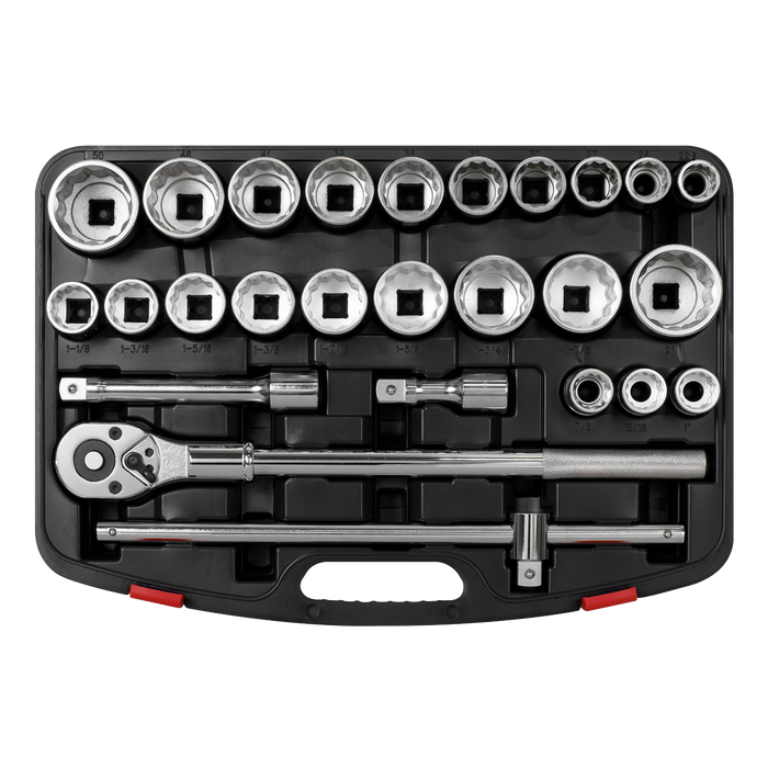 Premier Metric/Imperial Socket Set 3/4"Sq Drive 12-point 26pc | AK2584