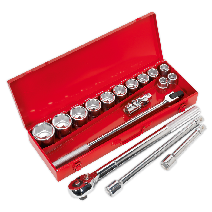 Premier Socket Set 3/4"Sq Drive 17pc | AK2597
