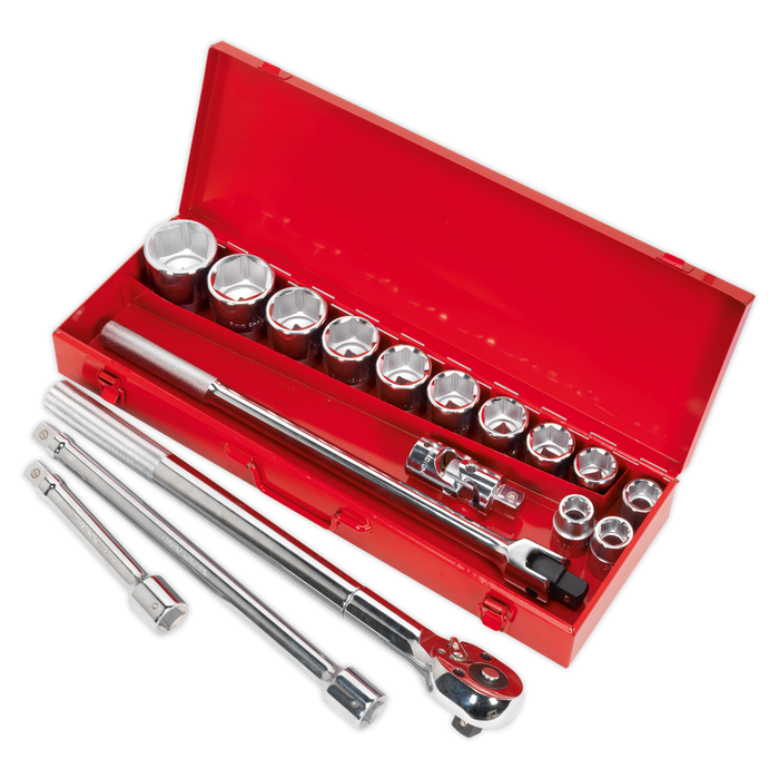 Premier Socket Set 3/4"Sq Drive 17pc | AK2597